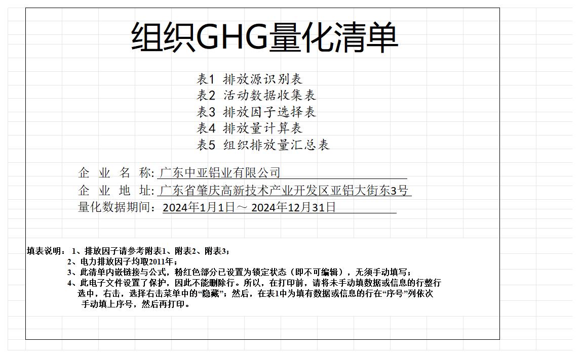 广东中亚铝业有限公司2024年度组织温室气体排放清单(图9)