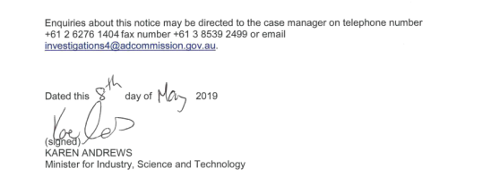 我司“双反”案在澳“毕业”， 获0.2%象征性反补贴税率结束复审之路！(图3)